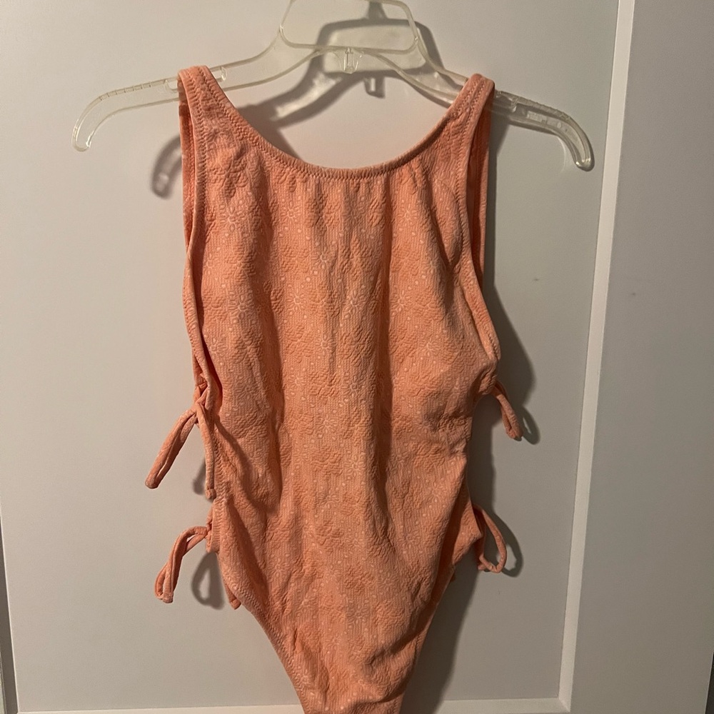 Altar'd State Coral One Piece Swimsuit